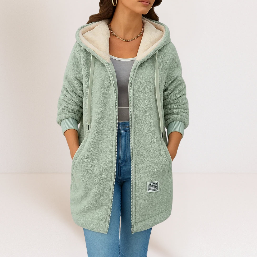 Modelo con abrigo largo mujer Marissa | Horizoncor México