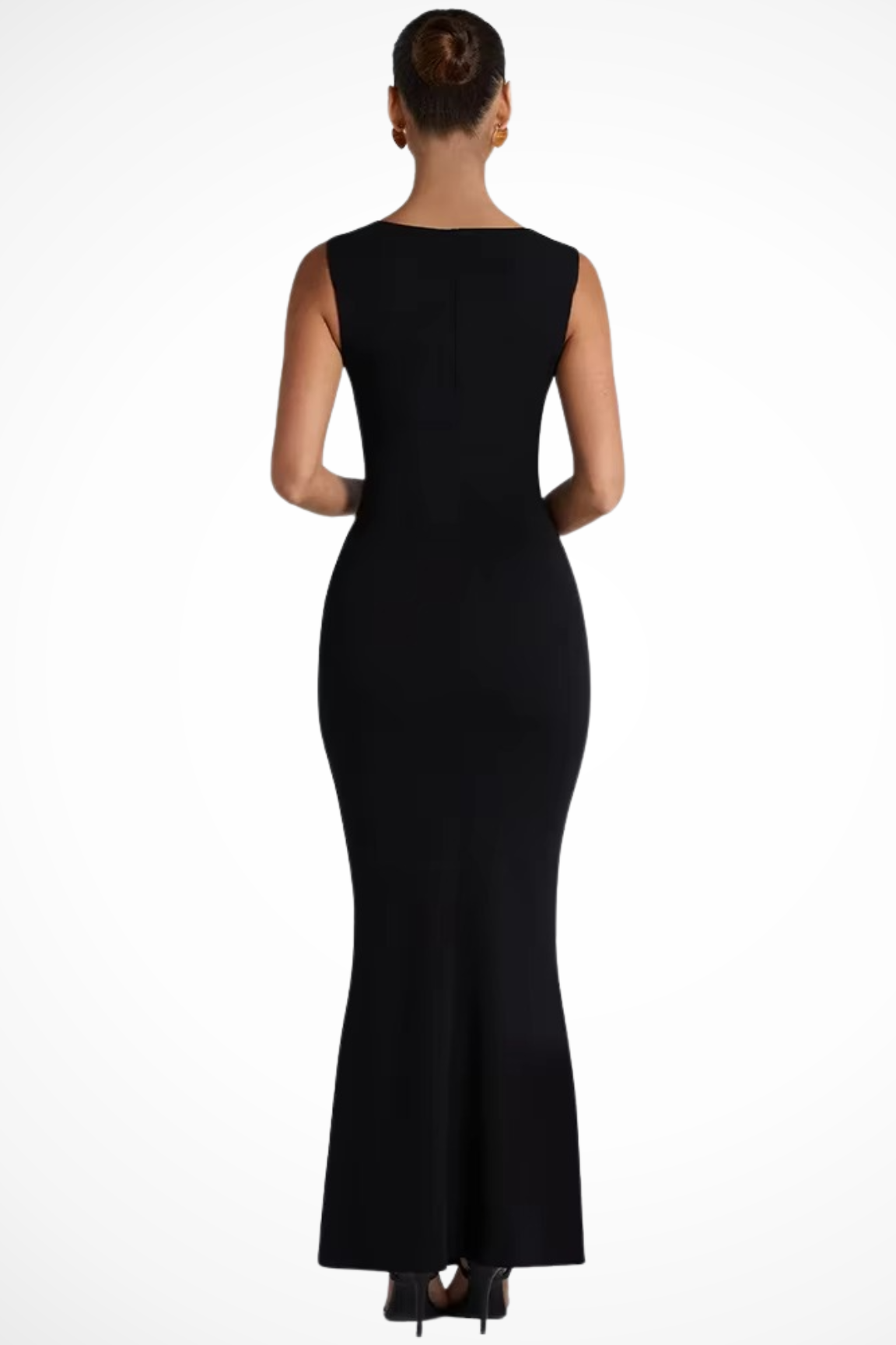Steffany – Vestido Maxi Bodycon con Escote Cuadrado para Boda
