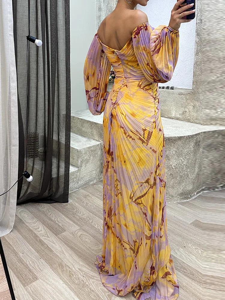 Vestido Elegante Kristine – vista lateral | Horizoncor