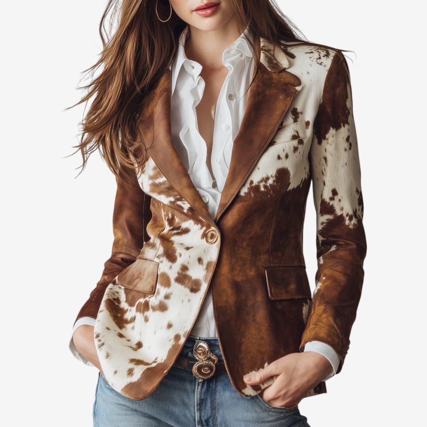 Detalle blazer mujer Laine Blazer – vista frontal | Horizoncor