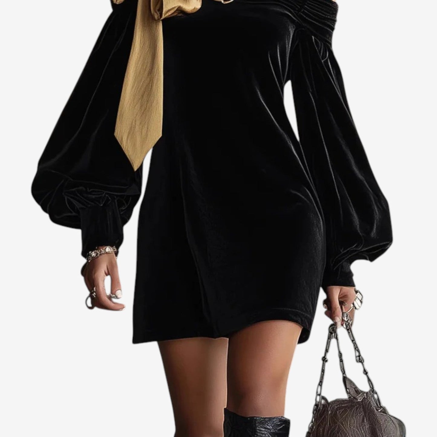 Vestido Corto Elegante Andrea Vestido Corto – vista lateral | Horizoncor