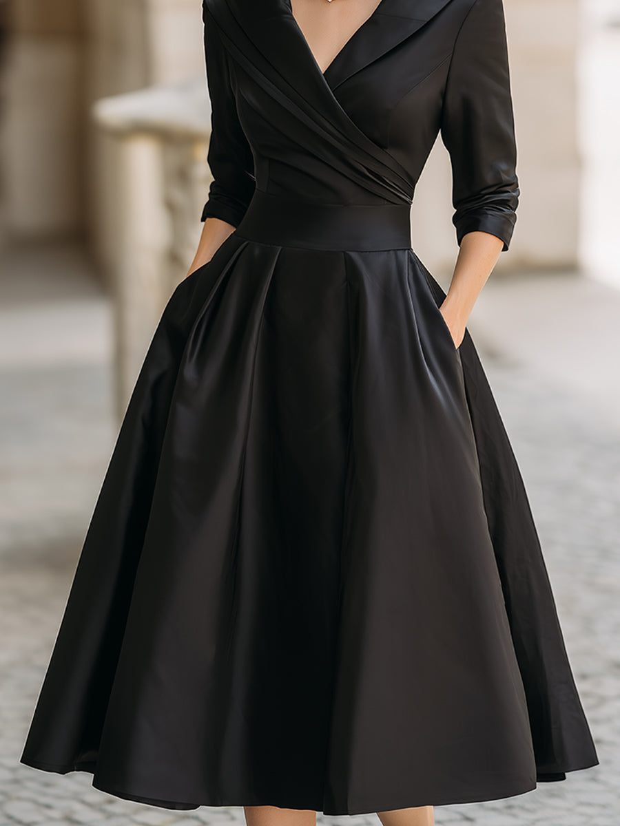 Vestido de Fiesta Lina – vista lateral | Horizoncor