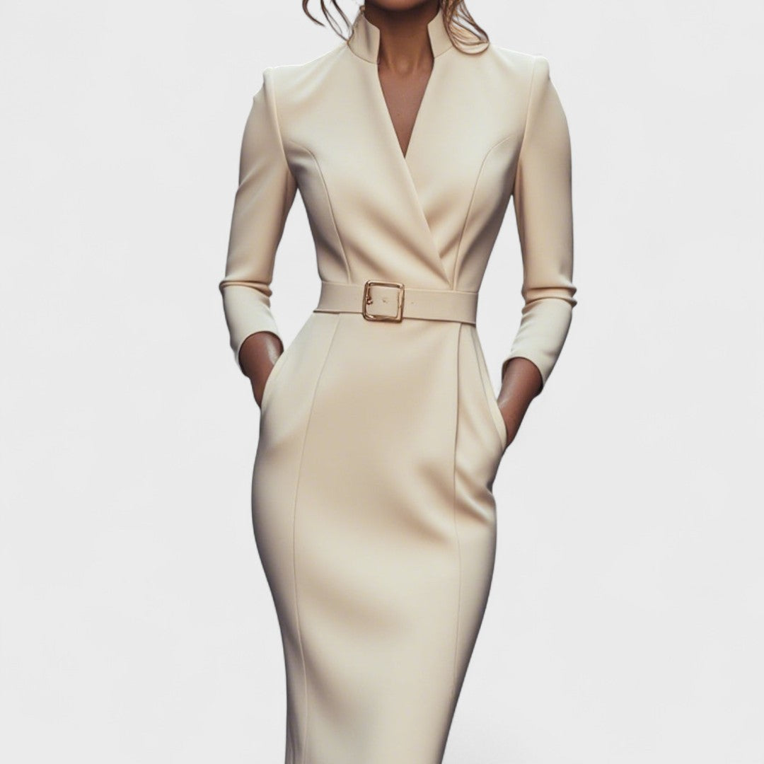 Vestido Corto Elegante Mandarin – imagen 9 | Horizoncor