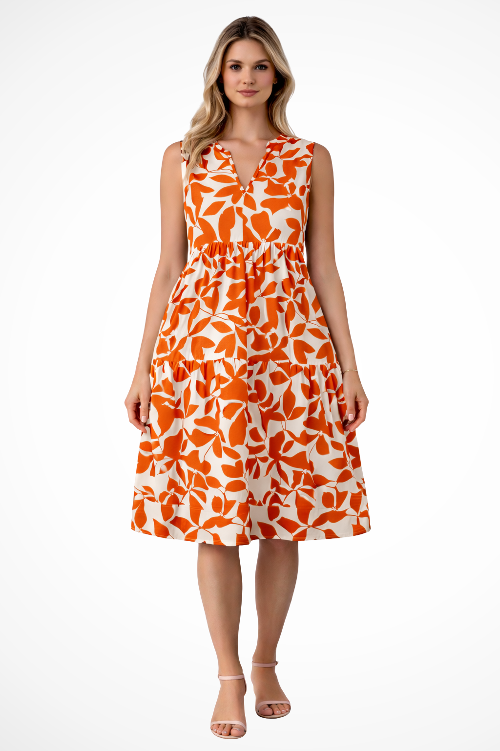 Amelia – Vestido Midi Boho con Estampado de Paisley