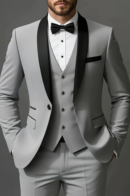 Ronald – Traje Sastre de Tres Piezas de Verano para Hombre