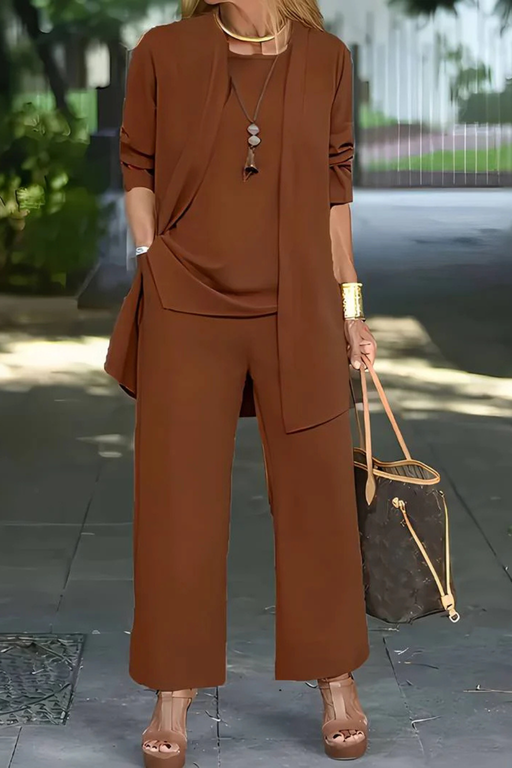 Waverly – Conjunto Elegante Formal de 3 Piezas