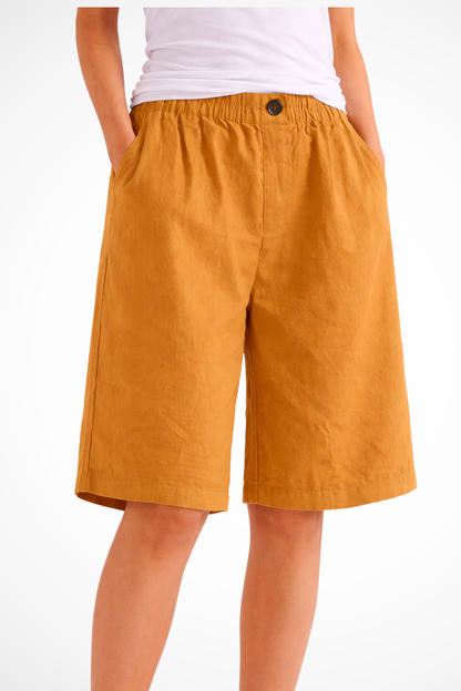 Solenne – Shorts Casuales con Cintura Elástica