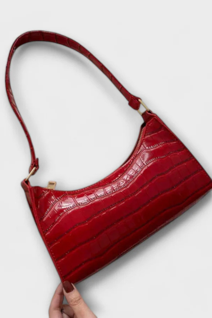 Valmera – Bolso de Hombro Clásico con Textura Relieve