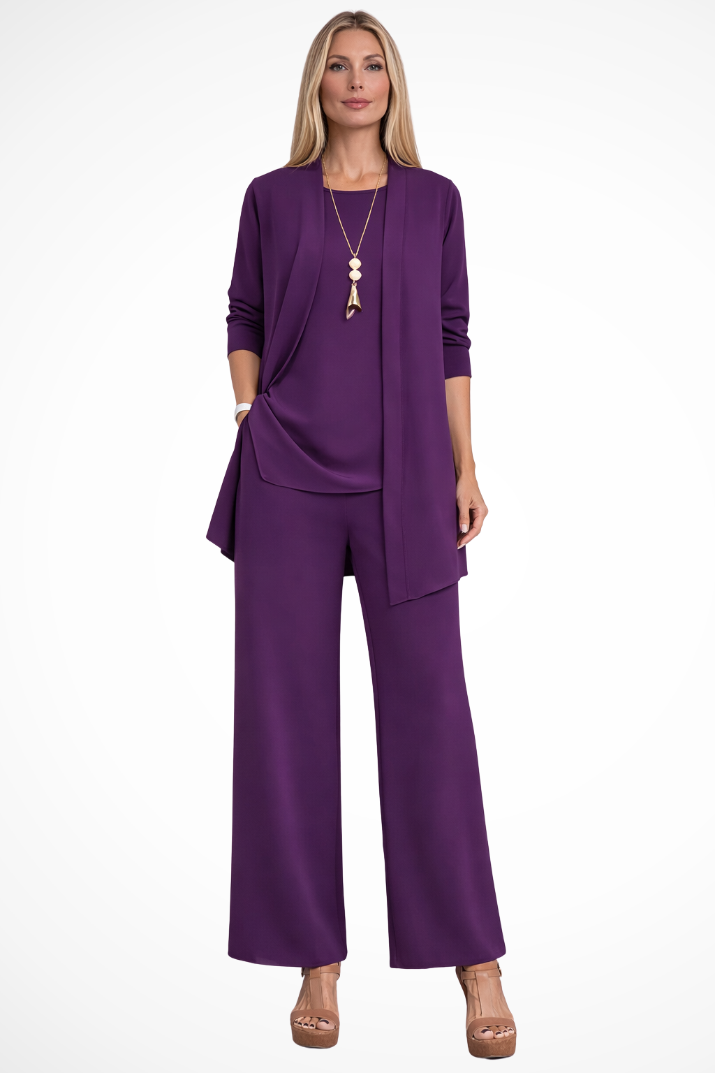 Waverly – Conjunto Elegante Formal de 3 Piezas