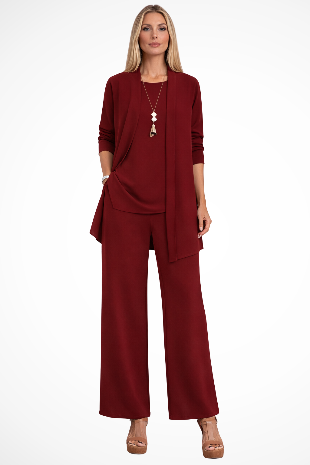 Waverly – Conjunto Elegante Formal de 3 Piezas