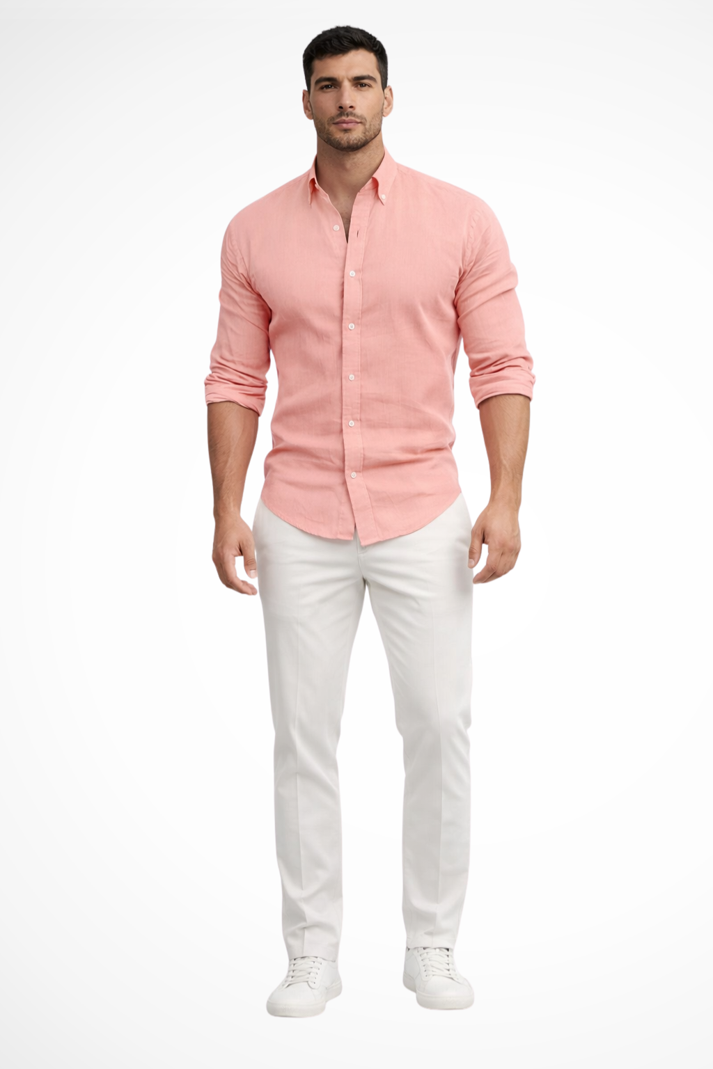 Callum – Camisa de Verano de Manga Larga Holgada para Hombre
