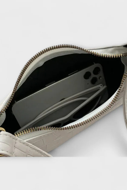 Valmera – Bolso de Hombro Clásico con Textura Relieve