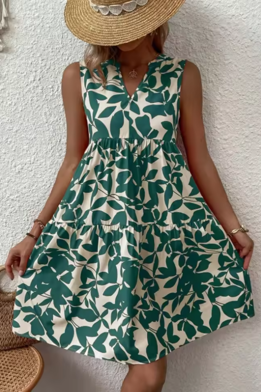 Amelia – Vestido Midi Boho con Estampado de Paisley
