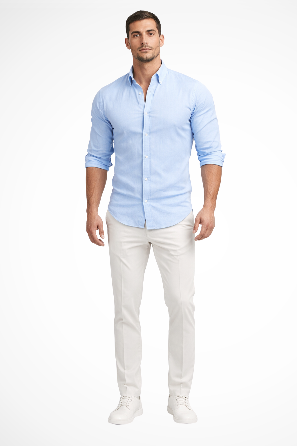 Callum – Camisa de Verano de Manga Larga Holgada para Hombre
