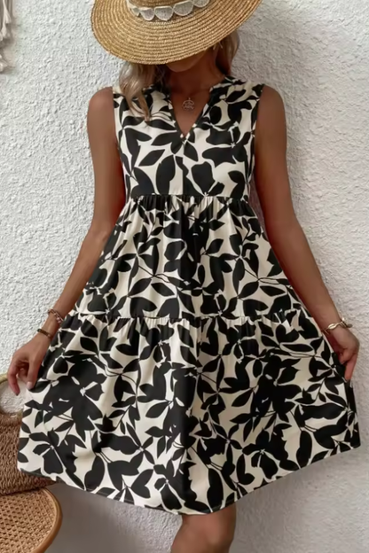 Amelia – Vestido Midi Boho con Estampado de Paisley