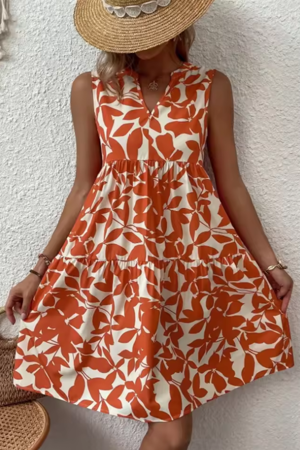 Amelia – Vestido Midi Boho con Estampado de Paisley