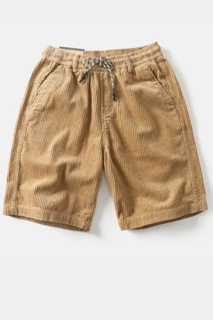 Brixton – Shorts Casual de Pana con Cordón para Hombre