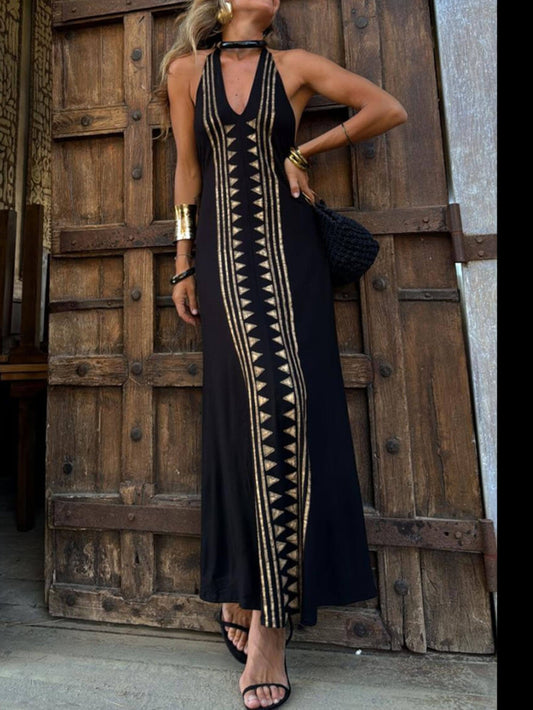 Vestido de Noche Venus – Negro | Horizoncor