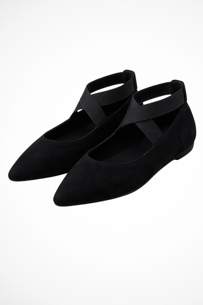 Emmeline – Bailarinas con Punta Apuntada y Pulsera al Tobillo