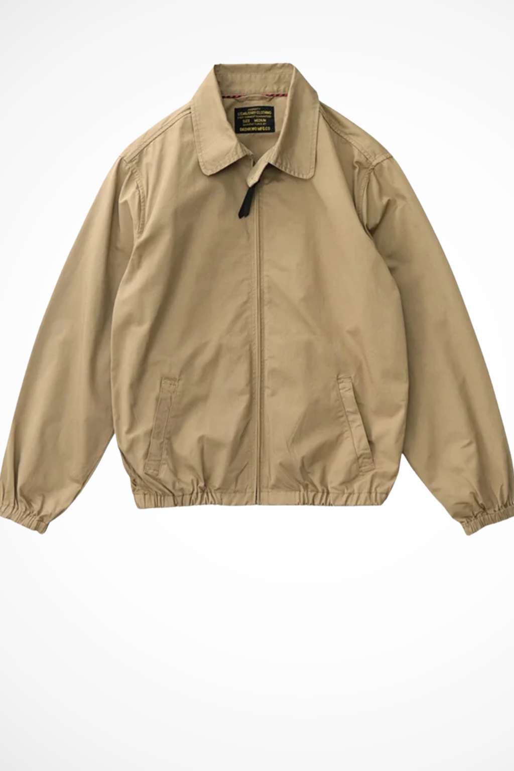 Jack – Chaqueta Harrington con Cremallera y Puños Elásticos para Hombre
