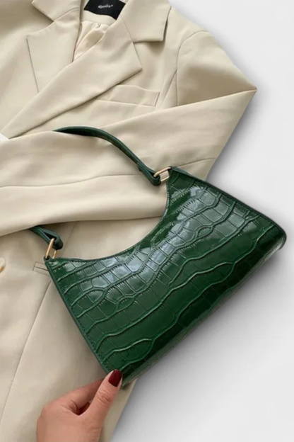 Valmera – Bolso de Hombro Clásico con Textura Relieve