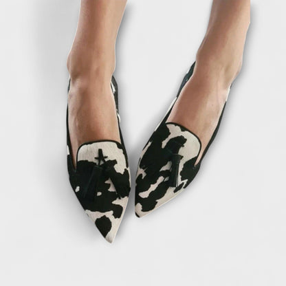 Detalle zapatos de mujer Julia – vista frontal | Horizoncor