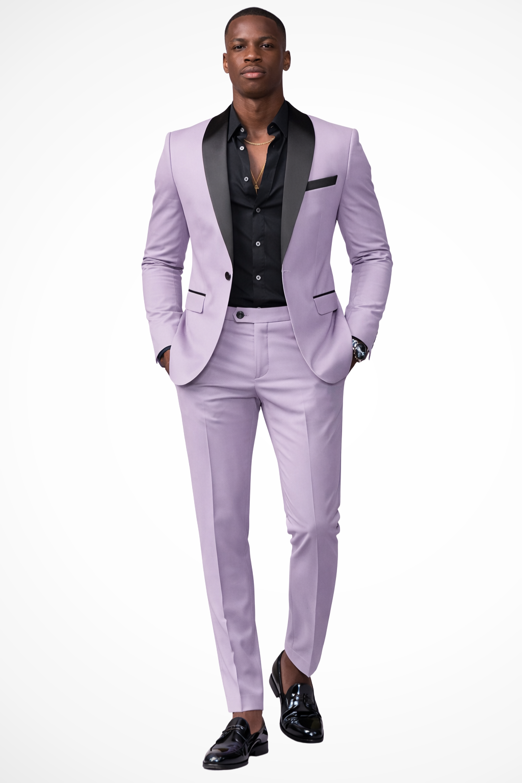 Ashton – Traje Ajustado de Dos Piezas para Boda