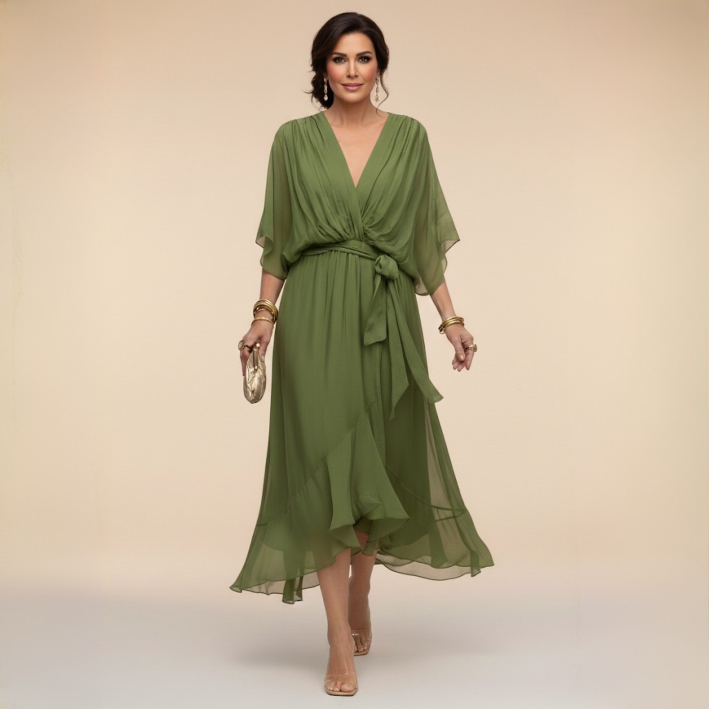 Vestido de Noche Sandra – Azul Marino | Horizoncor