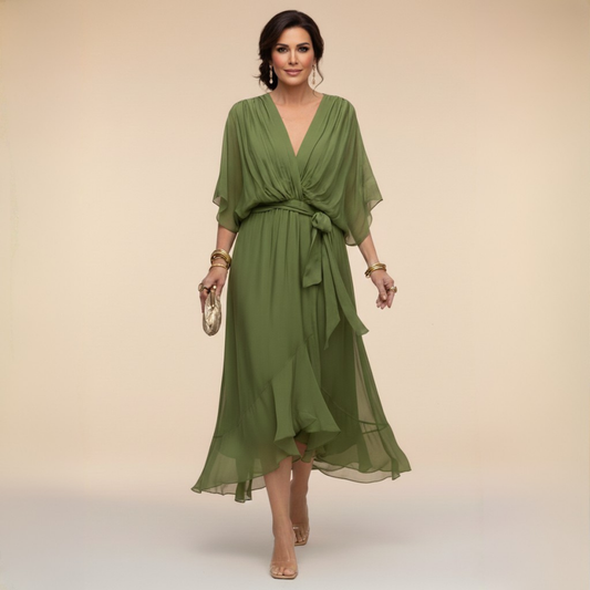 Vestido de Noche Sandra – Azul Marino | Horizoncor