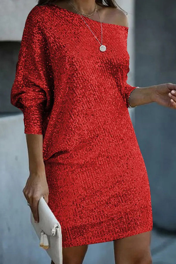 Vestido de Fiesta Amaya – con Lentejuelas | Horizoncor
