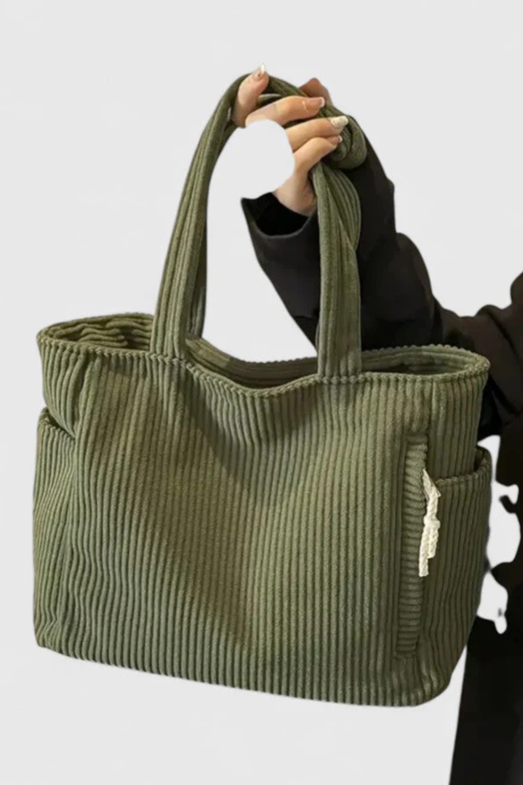 Cordelia – Bolso Tote de Pana para el Día a Día