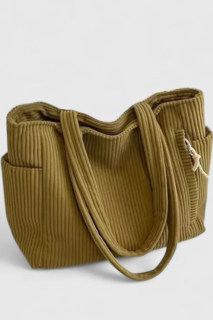 Cordelia – Bolso Tote de Pana para el Día a Día