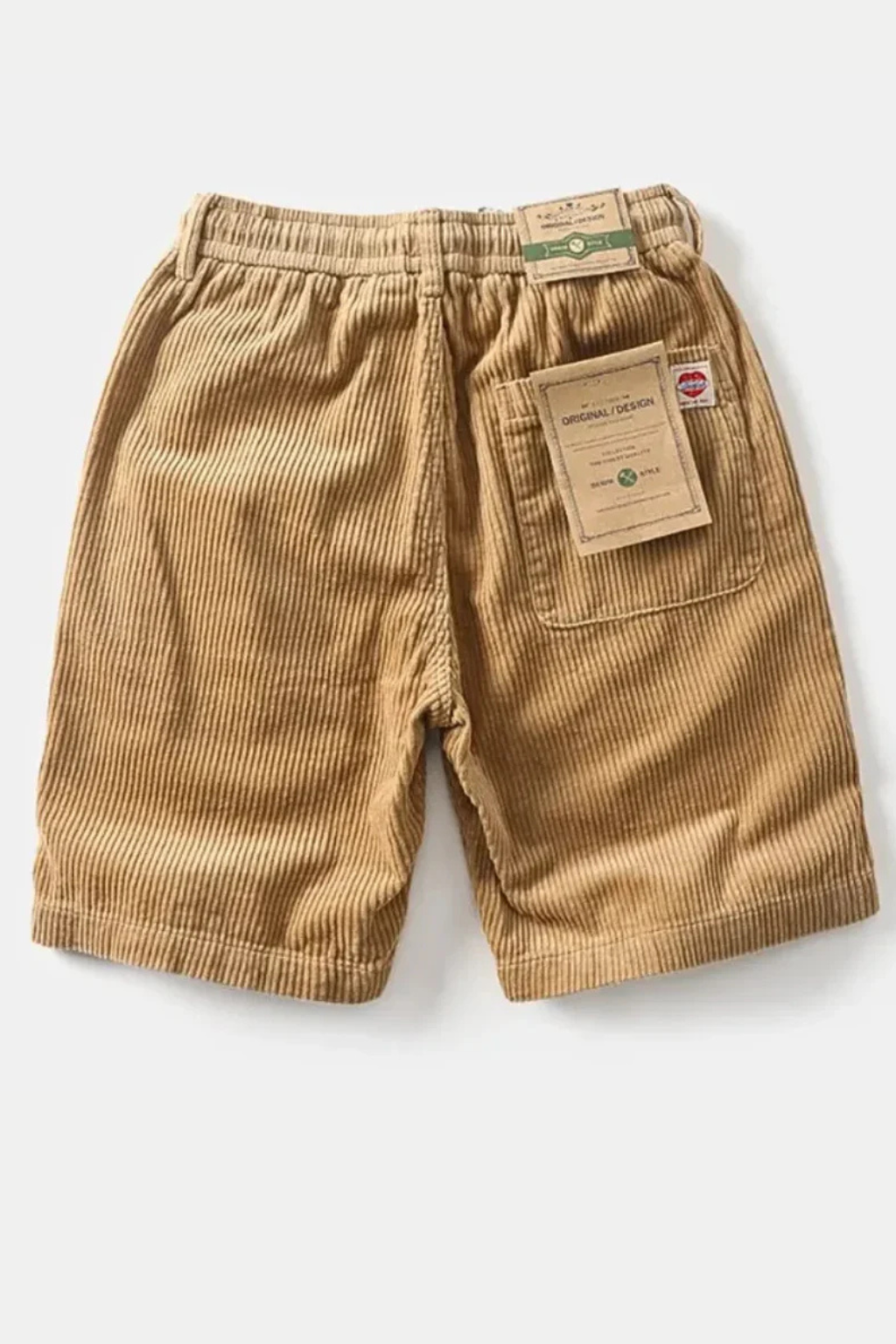 Brixton – Shorts Casual de Pana con Cordón para Hombre