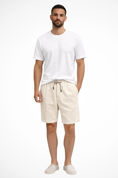Brixton – Shorts Casual de Pana con Cordón para Hombre