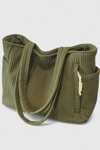 Cordelia – Bolso Tote de Pana para el Día a Día