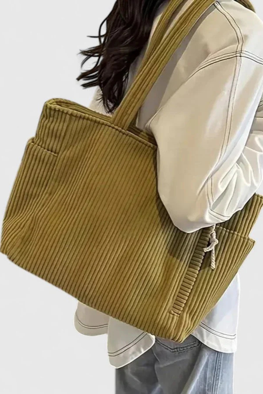 Cordelia – Bolso Tote de Pana para el Día a Día