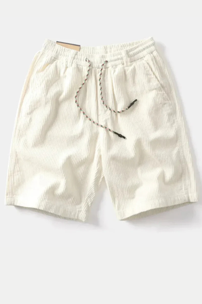 Brixton – Shorts Casual de Pana con Cordón para Hombre