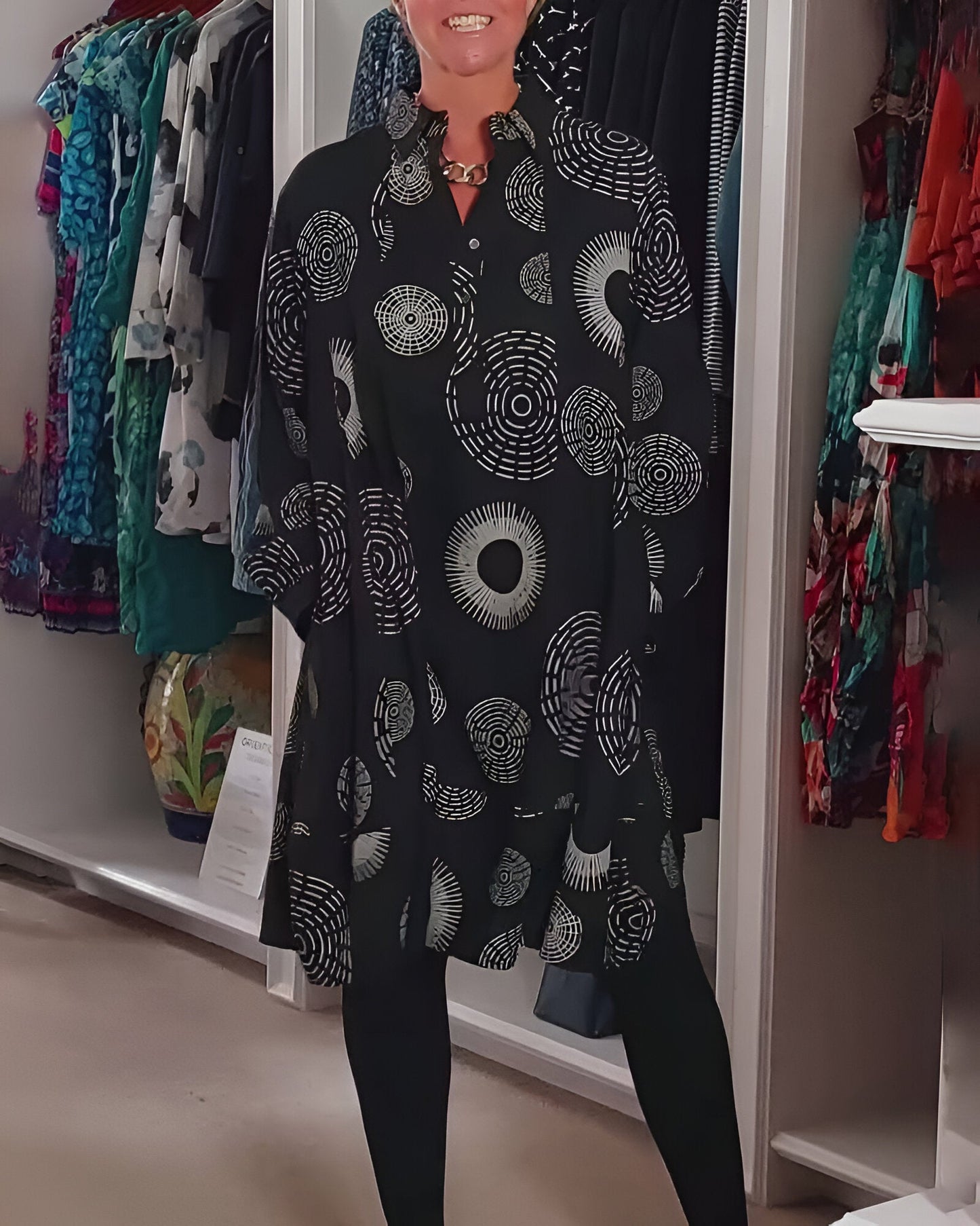 Vestido Elegante Sofia – Negro | Horizoncor