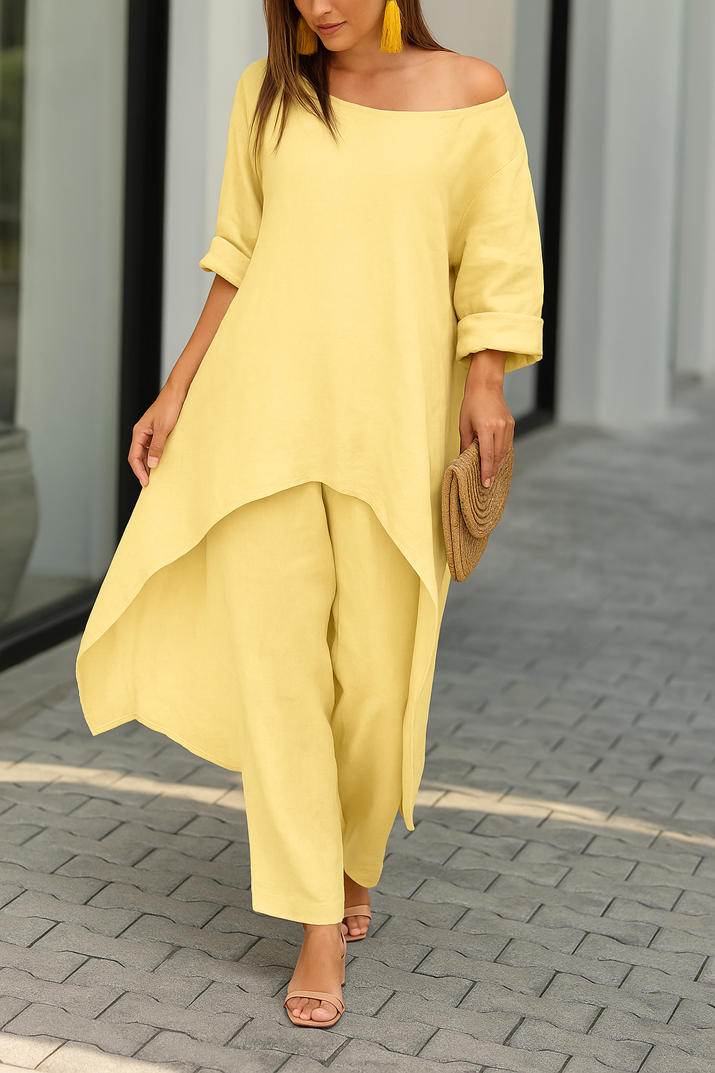 Conjunto Elegante para Dama Provenza – vista lateral | Horizoncor