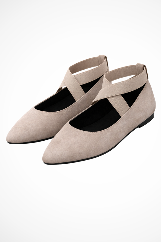 Emmeline – Bailarinas con Punta Apuntada y Pulsera al Tobillo