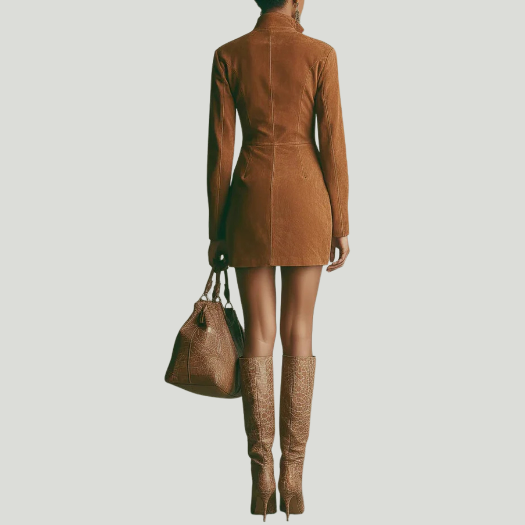 Detalle vestido de noche Marion – vista frontal | Horizoncor
