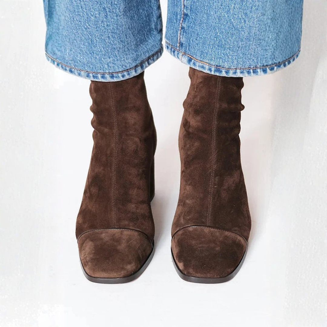 Detalle botas mujer Yvonne – vista frontal | Horizoncor
