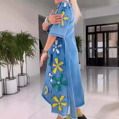 Vestido Midi Elegante Aire – vista lateral | Horizoncor