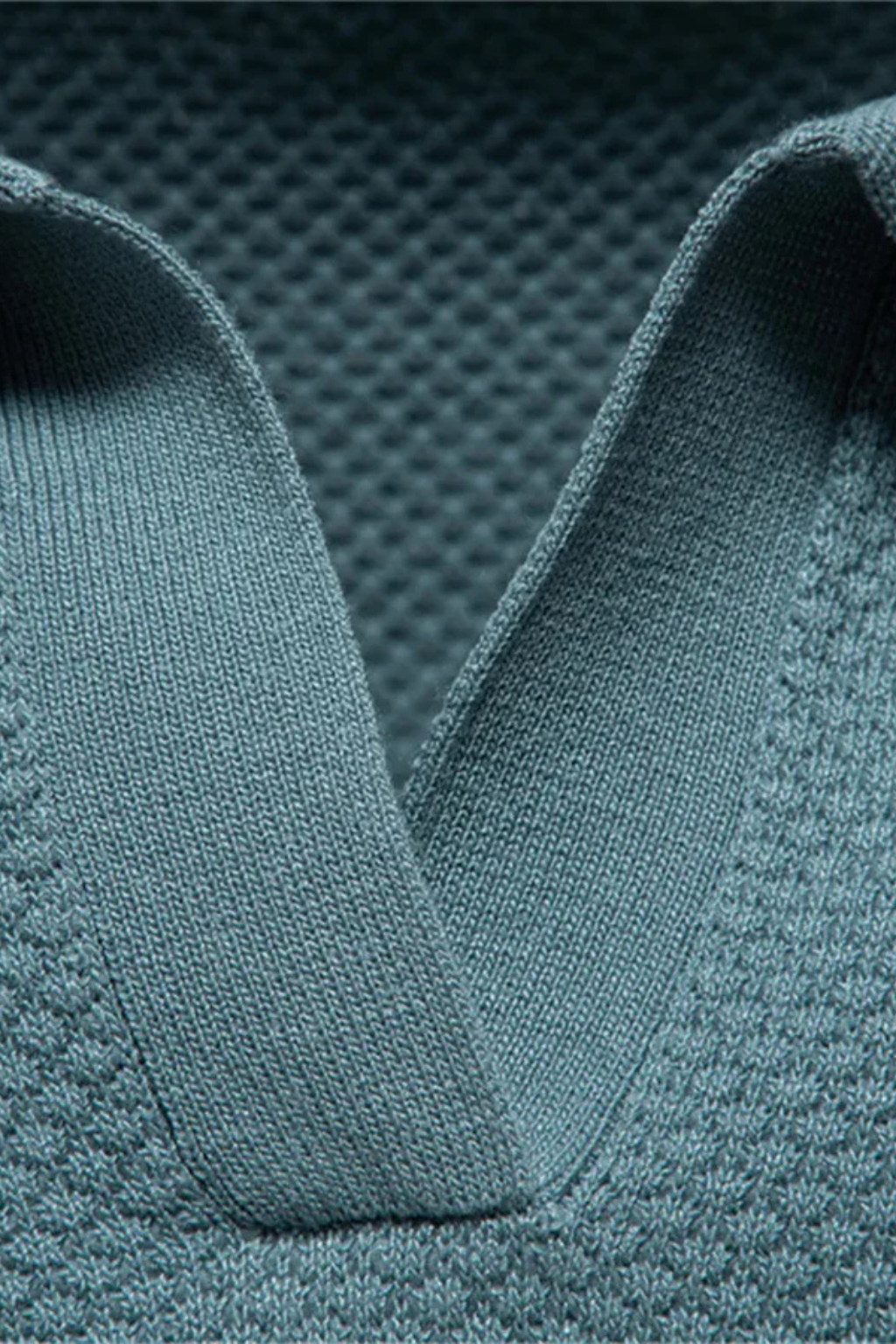 Alden – Polo de Punto Texturizado de Manga Corta para Hombre