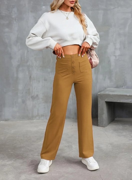 Pantalones de Mujer Cintura Alta – imagen 5 | Horizoncor
