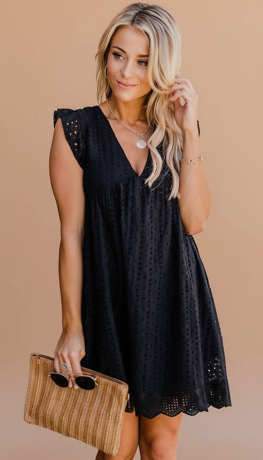 Vestido Largo Elegante Erimitis – Negro | Horizoncor