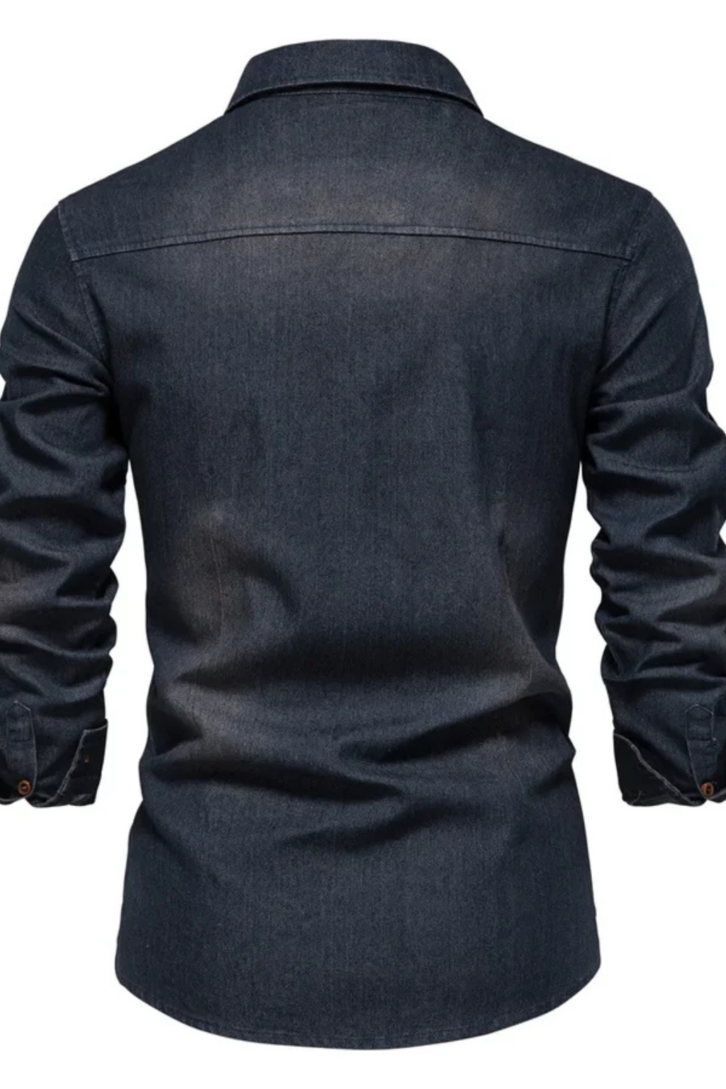 Aiden – Camisa Denim de Manga Larga Slim Fit para Hombre