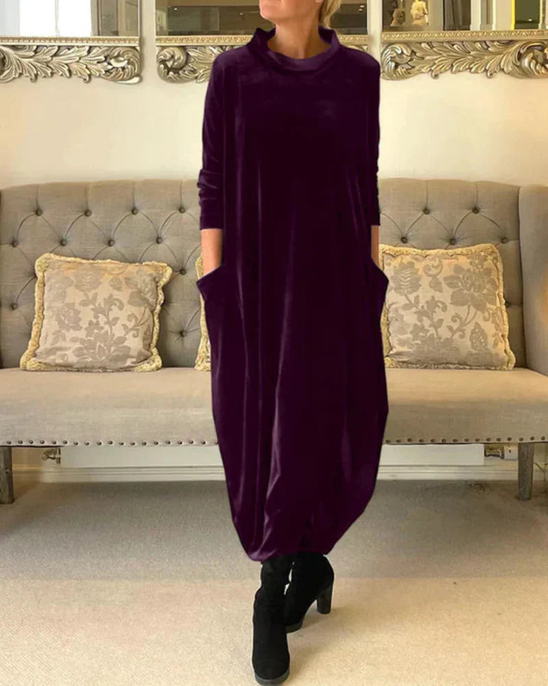 Detalle vestido elegante Arianna – vista frontal | Horizoncor