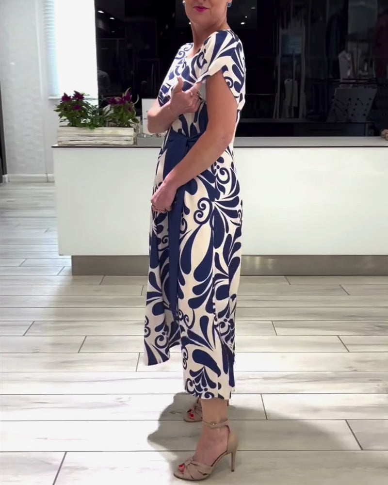 Vestido Midi Elegante Praga – vista lateral | Horizoncor