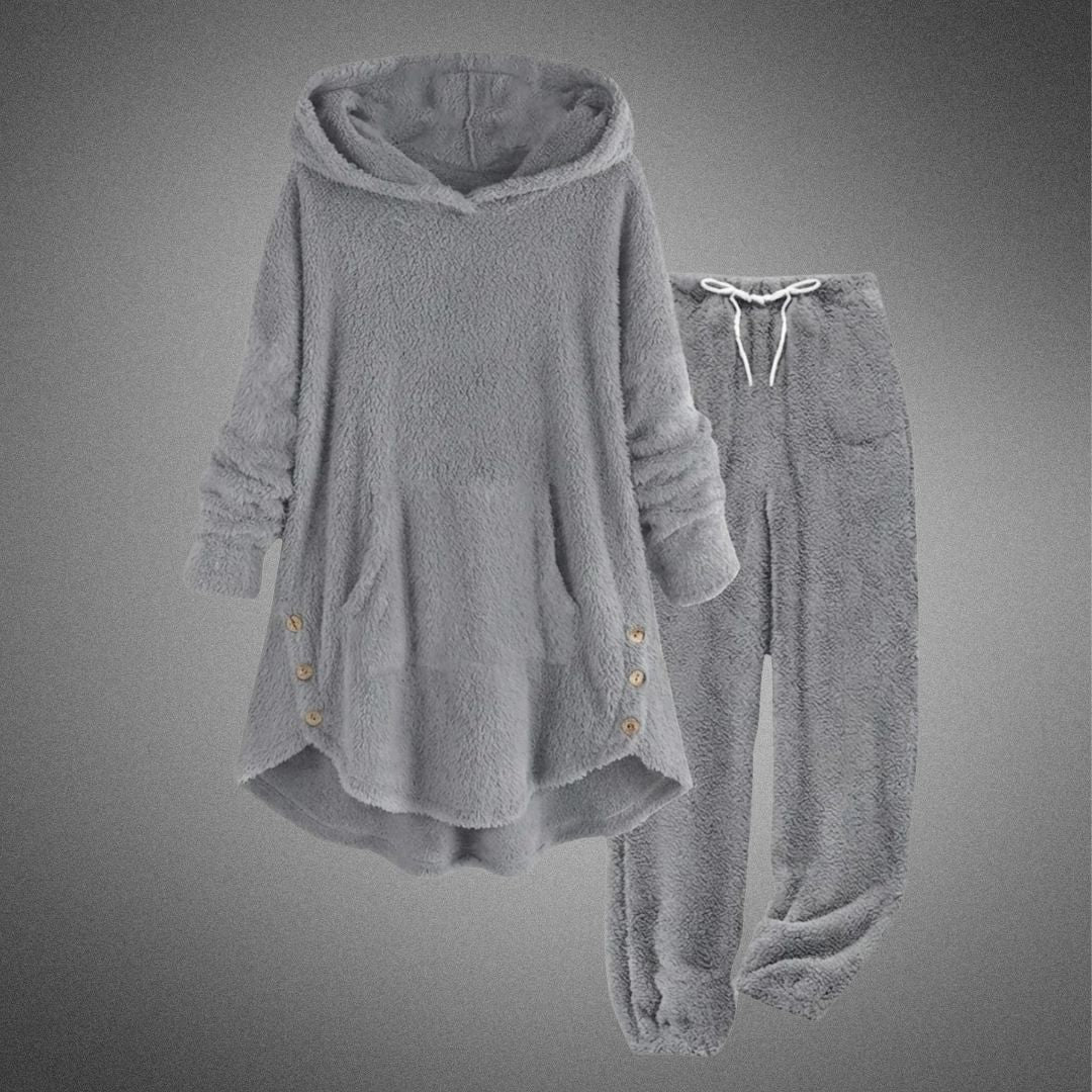 Detalle conjunto elegante para dama Cressy – vista frontal | Horizoncor